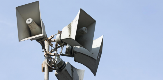 Uruchomienie syren alarmowych 