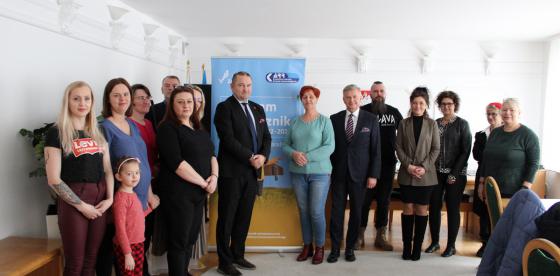 Podpisanie umów z Programu Społecznik 2022-2024 w Urzedzie Miejskim w Połczynie-Zdroju
