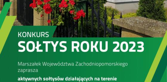 Konkurs Sołtys Roku 2023- plakat