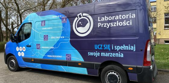 Mobilne Laboratoria Przyszłości w Szkole Podstawowej im. Jana Pawła II w Redle