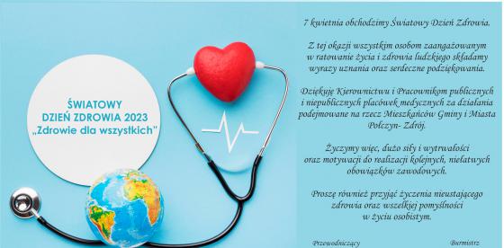 Światowy Dzień Zdrowia 2023- życzenia