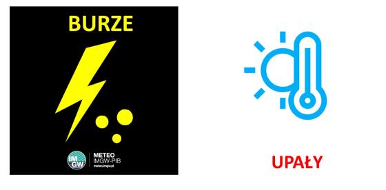 OSTRZEŻENIE METEOROLOGICZNE 14.08.2024 R- 16.08.2024 R.