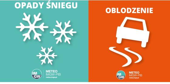 OSTRZEŻENIE METEOROLOGICZNE 22.11.2024 R.