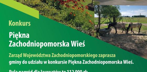 Plakat  „Piękna Zachodniopomorska Wieś 2025”