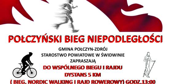 POŁCZYŃSKI BIEG NIEPODLEGŁOŚCI 2025- plakat
