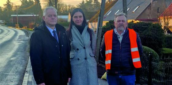 Przebudowa drogi dla pieszych w ciągu DW 163 w miejscowości Bolkowo