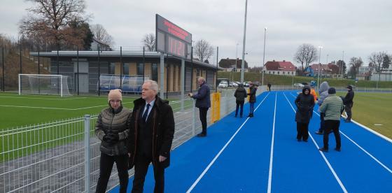 Odbiór końcowy inwestycji dotyczącej II etapu modernizacji stadionu miejskiego
