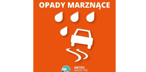 OSTRZEŻENIE METEOROLOGICZNE 26.01.2026 R.-27.01.2026 R.