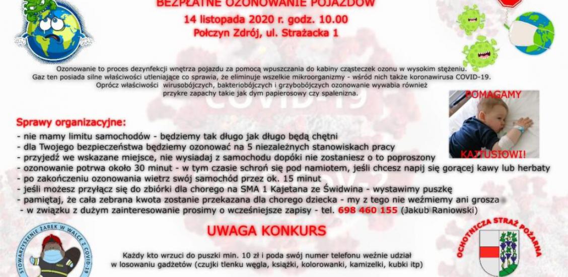 Punkt ozonowania pojazdów