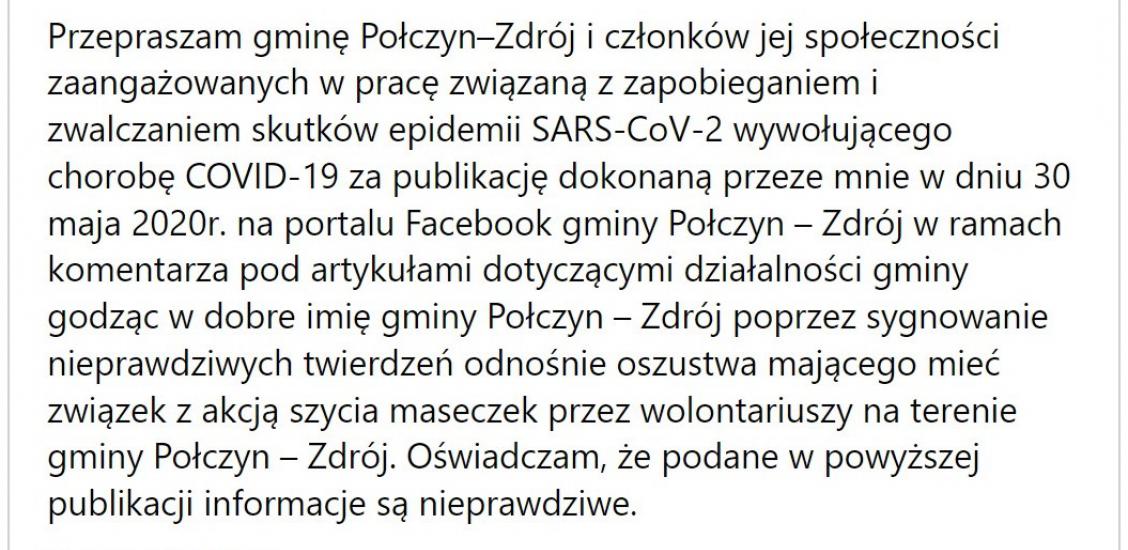 Przeprosiny