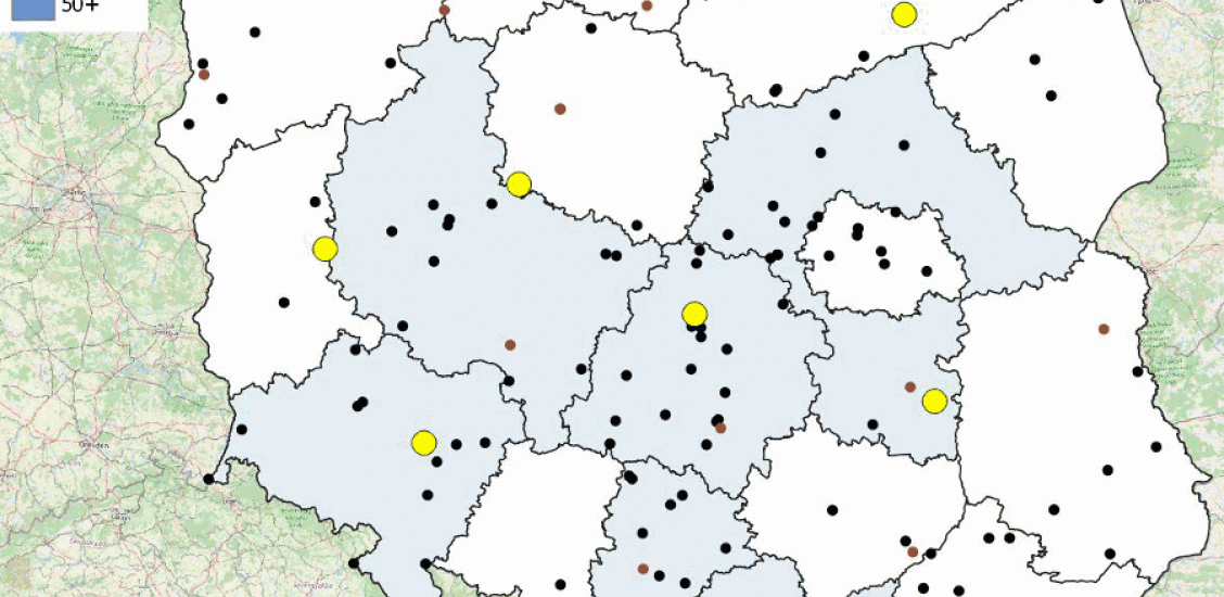 mapa policja
