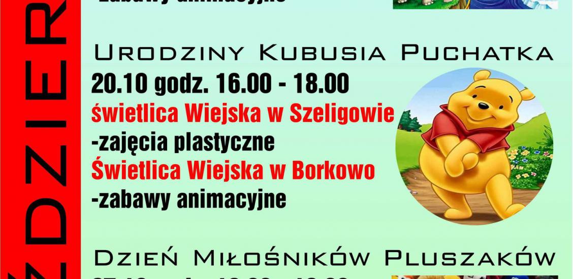 PAŹDZIERNIK Z KREATYWNYMI ŚWIETLICAMI