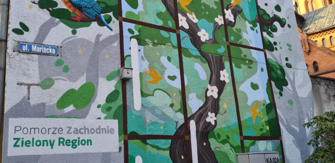 Mural przy ulicy Grunwaldzkiej