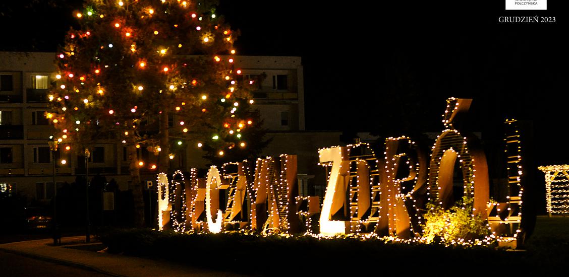 Dekoracja świąteczna na Placu Tysiąclecia Państwa Polskiego