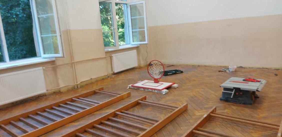 Długo wyczekiwana modernizacja sali gimnastycznej w Szkole Podstawowej w Bolkowie