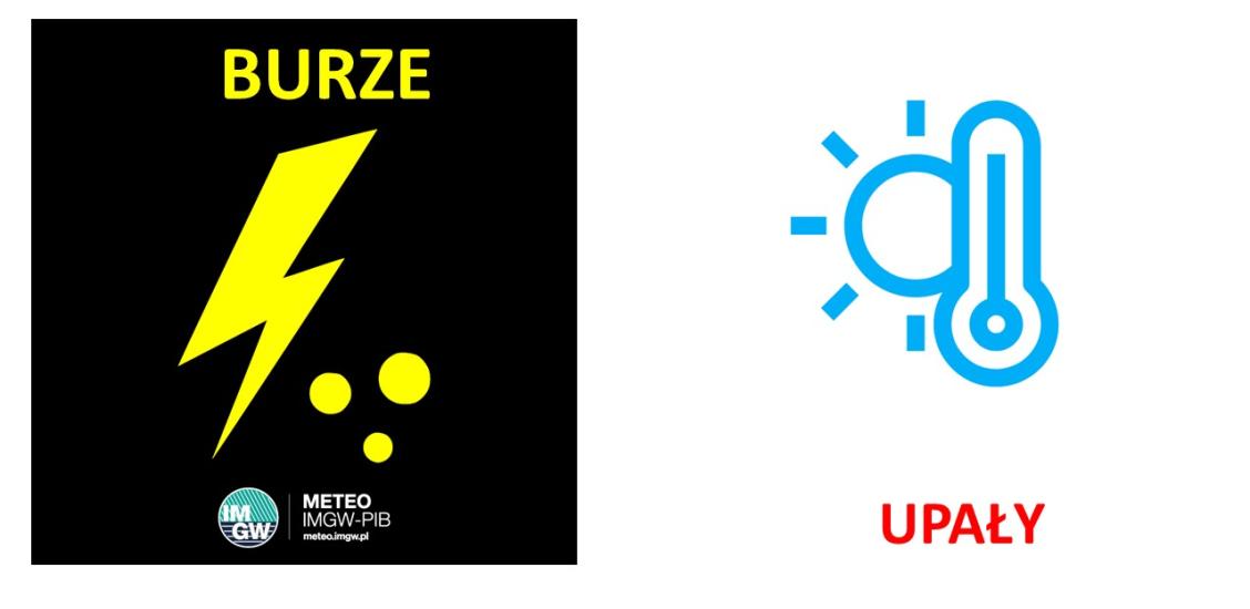 OSTRZEŻENIE METEOROLOGICZNE 14.08.2024 R- 16.08.2024 R.