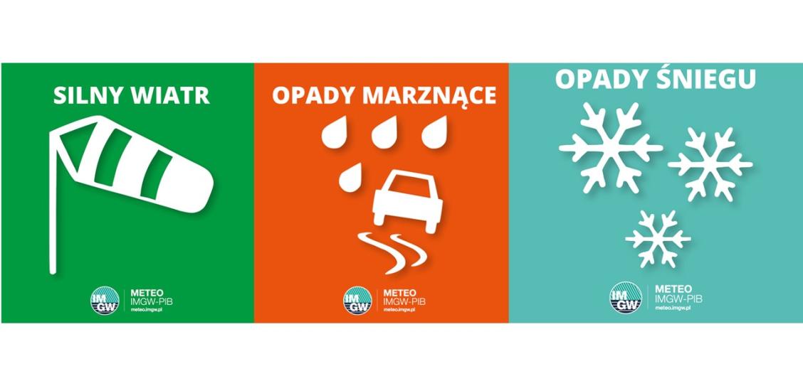 OSTRZEŻENIE METEOROLOGICZNE 09.01.2025 R.- 13.01.2025 R.