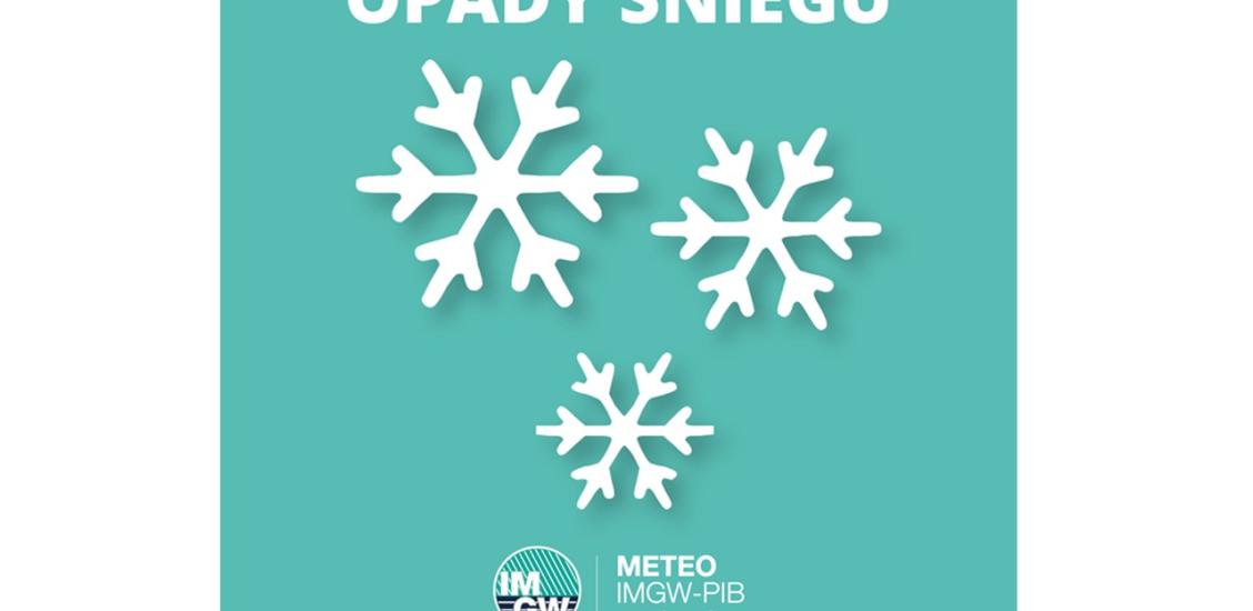 OSTRZEŻENIE METEOROLOGICZNE 15.02.2025 R R.-16.02.2025 R. MOŻLIWE INTENSYWNE OPADY ŚNIEGU❄️