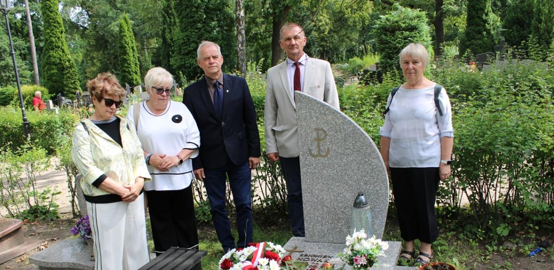 81. rocznica wybuchu Powstania Warszawskiego- złożenie kwiatów