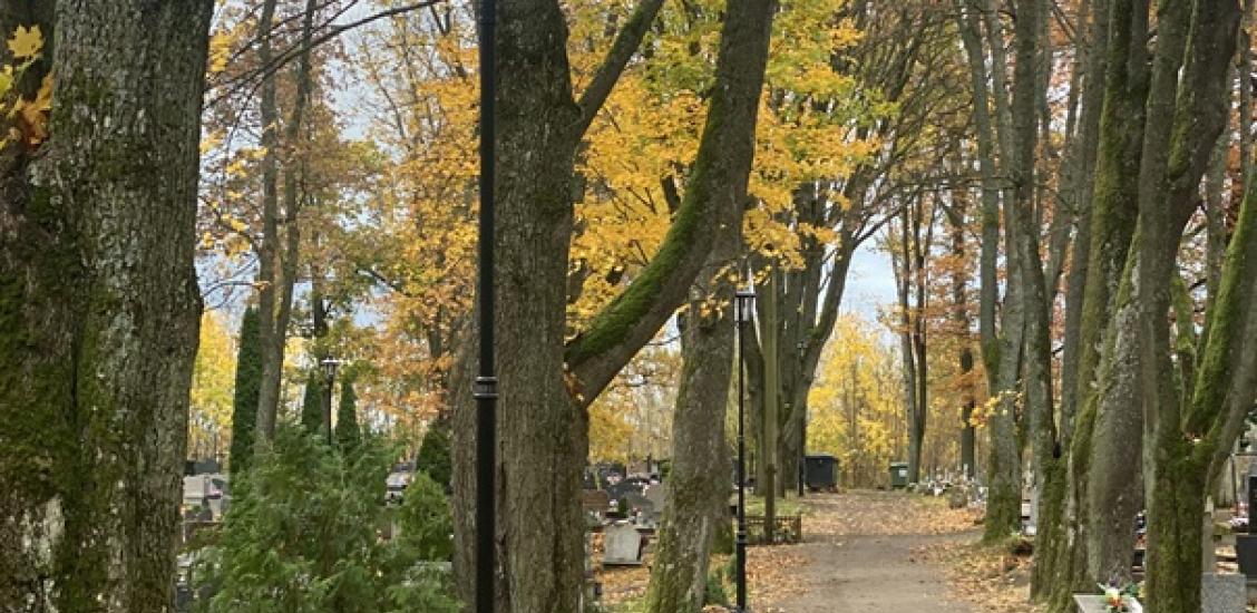 Nowe oświetlenie na cmentarzu komunalnym w Połczynie-Zdroju