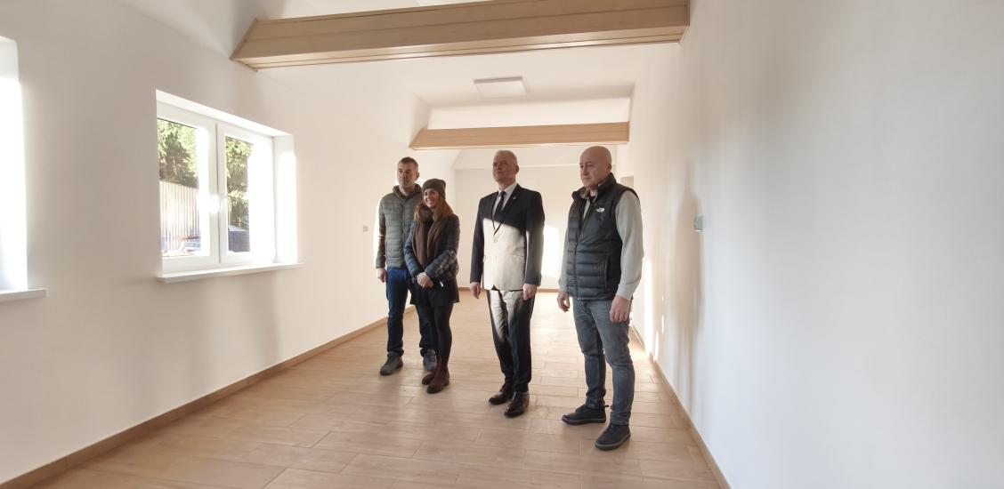 Odbiór końcowy remontu świetlicy wiejskiej w Ostrym Bardzie