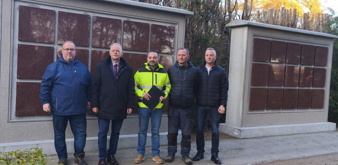 Nowe kolumbaria na Cmentarzu Komunalnym w Połczynie-Zdroju 