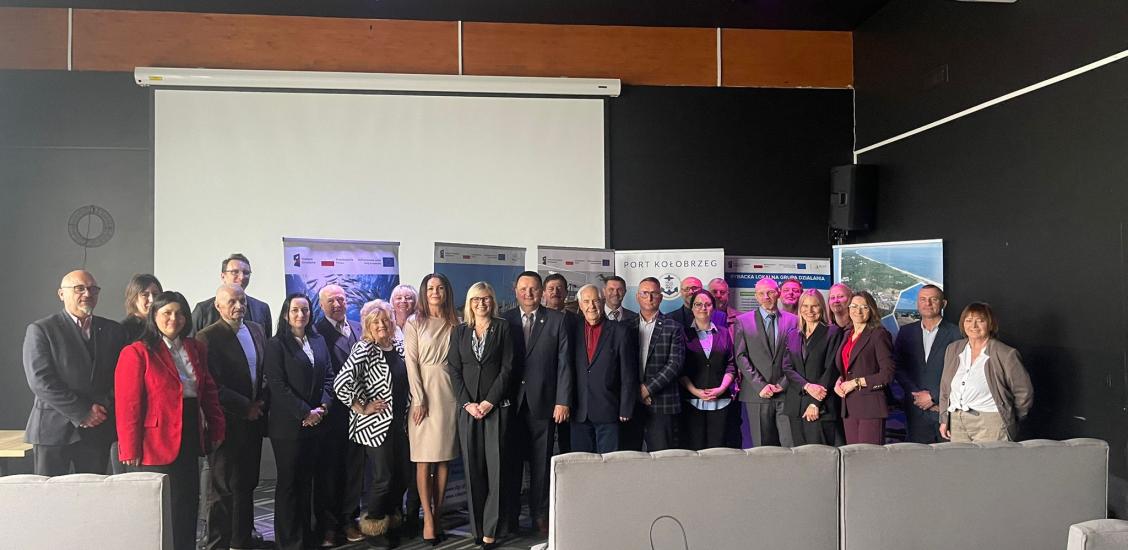 Konferencja prasowo-informacyjna Zachodniopomorskiej Sieci Rybackich Lokalnych Grup Działania