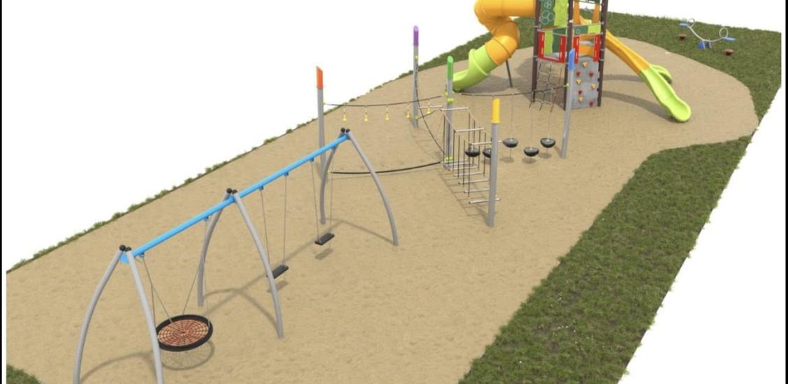 Projekt placu zabaw w Redle
