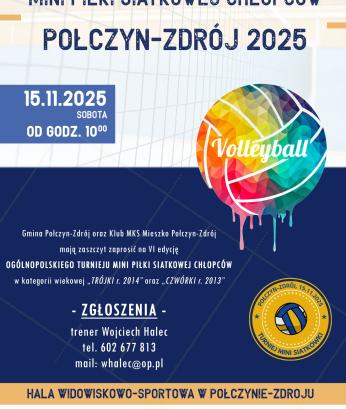 VI OGÓLNOPOLSKI TURNIEJ MINI PIŁKI SIATKOWEJ CHŁOPCÓW