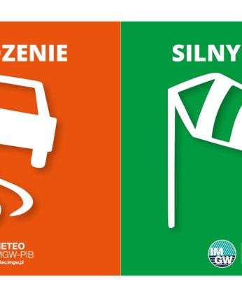 OSTRZEŻENIE METEOROLOGICZNE 21.11.2025 R. MOŻLIWE OBLODZENIA I SILNY WIATR
