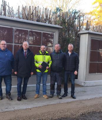 Nowe kolumbaria na Cmentarzu Komunalnym w Połczynie-Zdroju 