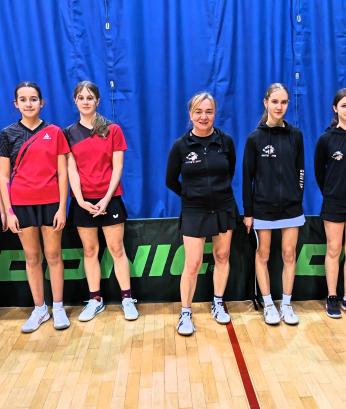 Mecz o mistrzostwo II ligi kobiet w tenisie stołowym