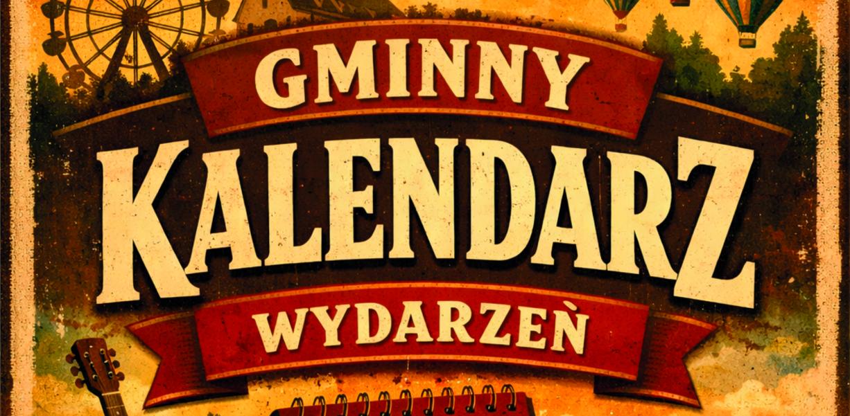 Kalendarz wydarzeń w Gminie Połczyn- Zdrój 2026- plakat